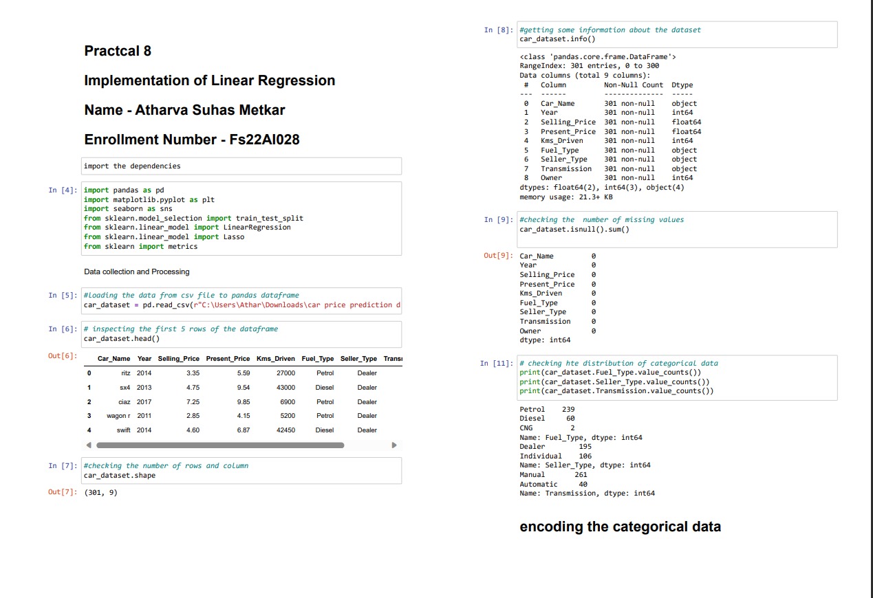 Data Preprocessing Screenshot